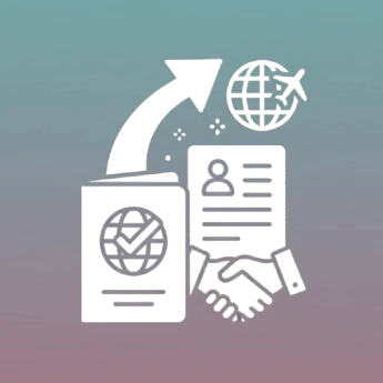 Visa transition support illustration